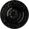 Ekena Millwork Milan Ceiling Medallion, Hand-Painted Black Pearl, 47 5/8"OD x 2 3/4"P CM47MIBPS - alternate 1